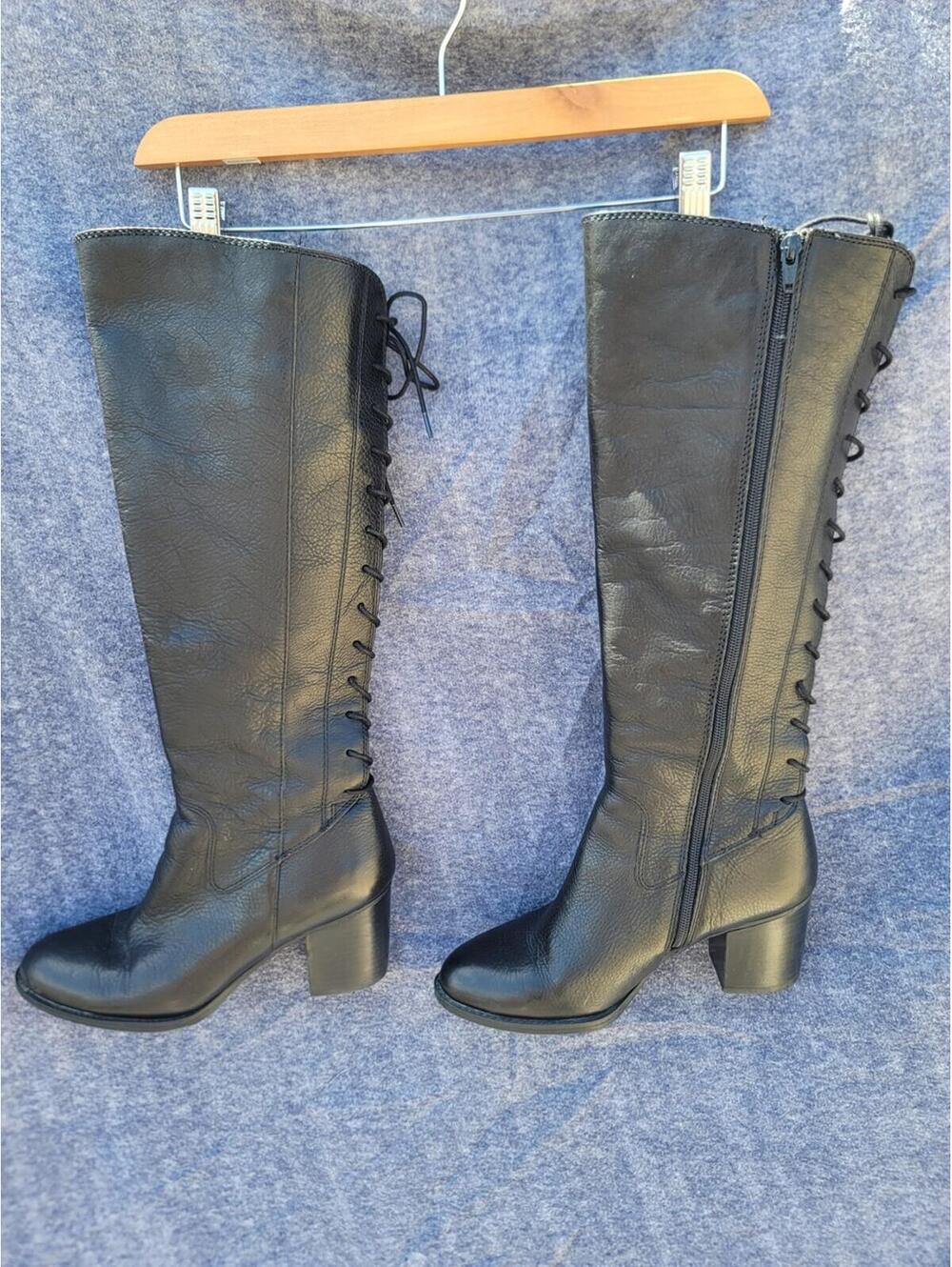 Söfft Wheaton Lace-Up Boot Leather Cottage Whimsigoth Sz 8